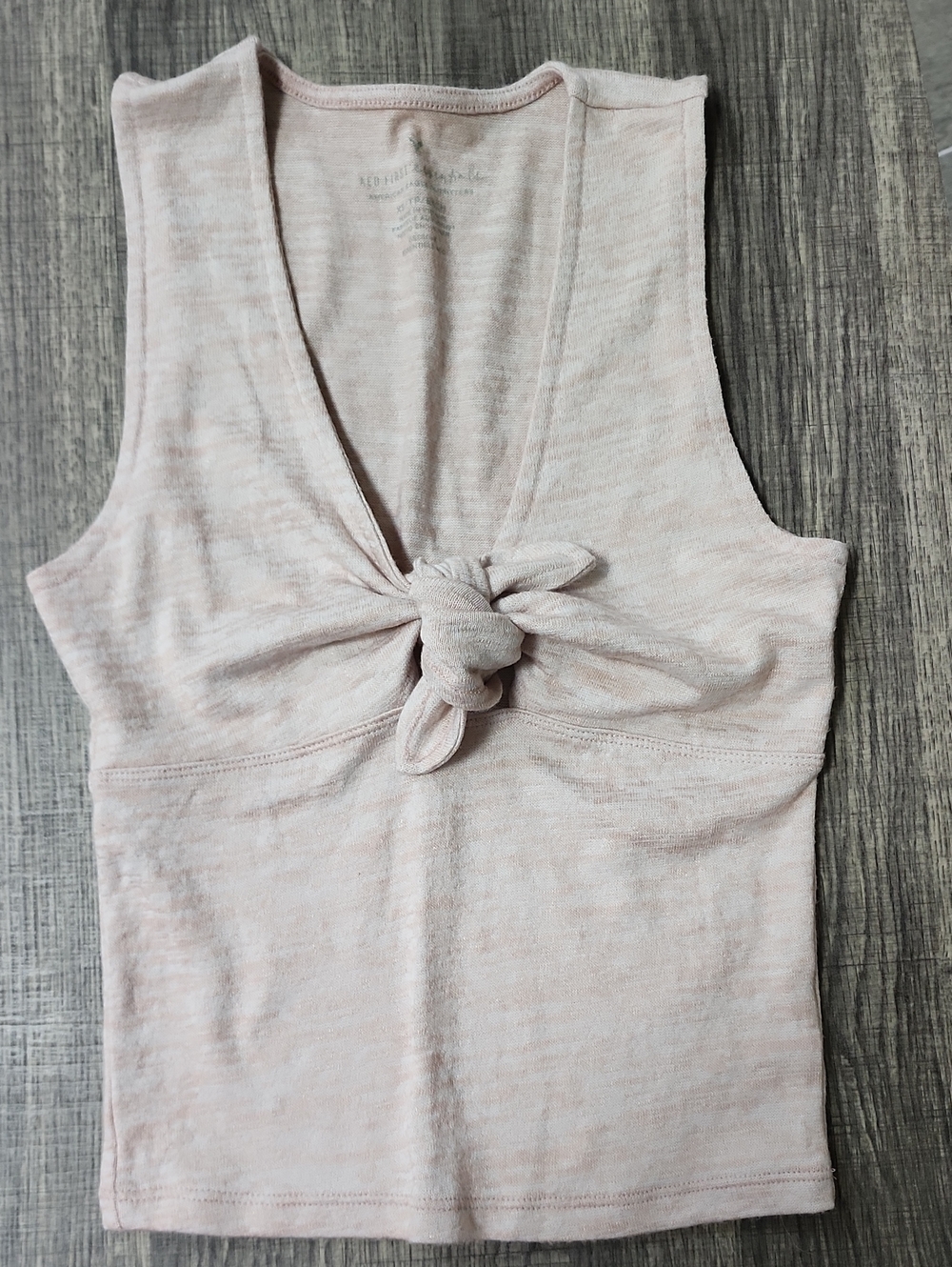 American Eagle Outfitters Size XS ‎ Light Pink Tie-Front Tank Top
